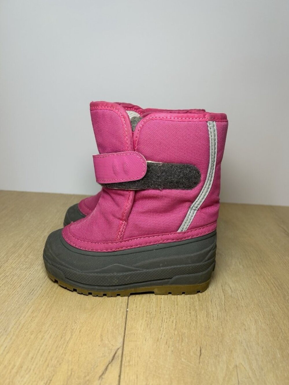 L.L. Bean Northwoods Boots TODDLER Size 7 Pink 244950 Snow Boot Felt Lined VGUC - Picture 2 of 7